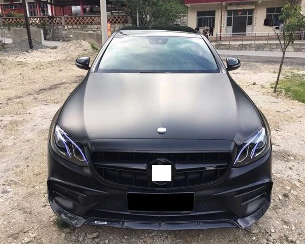 Для Mercedes-Benz E-Class W213 E200 260 300L Barbos углеродное волокно передняя губа задняя губа хвост ветер лезвие хвост горло