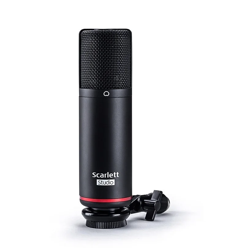 Focusrite Scarlett Studio Scarlett CM25 MkIII Condenser Microphone Studio  quality For Computer Recording, with 3m XLR Cable|Míc| - AliExpress