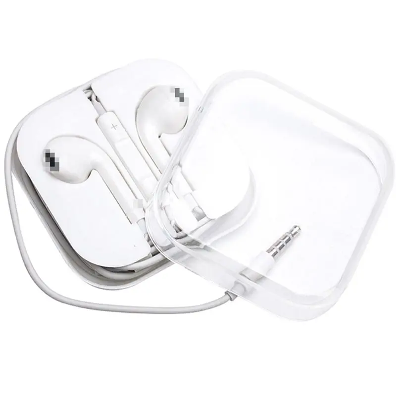 

3.5mm Volume Control Wired Earphone With Mic Music Headset headphones Earbuds fone de ouvido For iPhone 6S 6 5s 5 Phone Mp3 PC