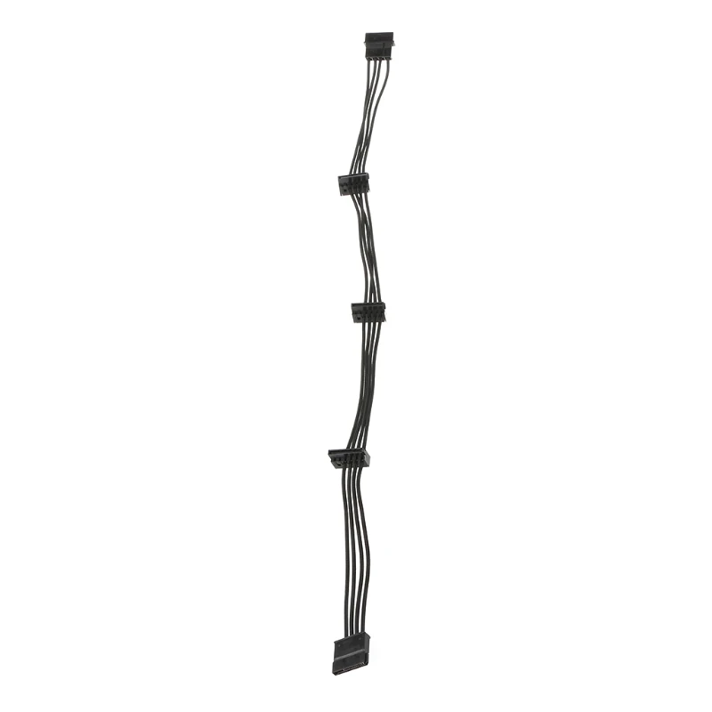 PC ATX 4Pin 4P IDE Molex to 4 SATA Serial ATA Кабель питания Шнур 18AWG провод