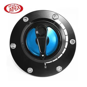 

Motorcycle Fuel Tank Cap Nimble Quick Lock CNC Aluminum Keyless Twist off Gas Cover For KAWASAKI Z300 Ninja250 ABS