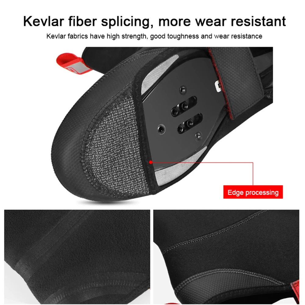 Bike Shoes Covers Cycling Boot Covers Lock Shoe Cover Mountain Road Bike Windproof Waterproof Dustproof Outdoor Riding Equipment 6