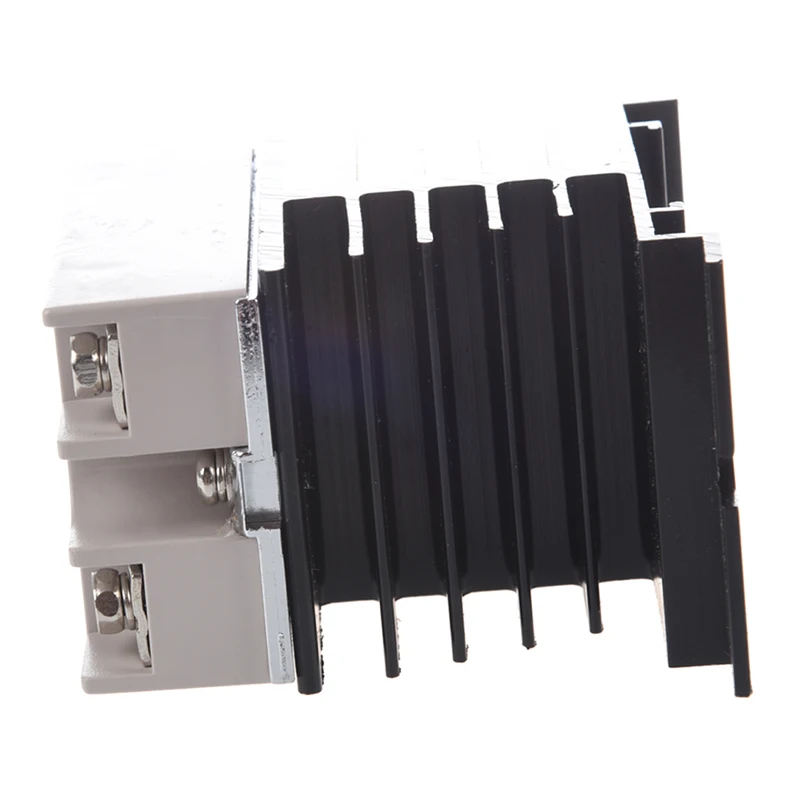 DC В AC SSR-60DA-H AC 90-480V 60A Однофазное твердотельное реле+ теплоотвод
