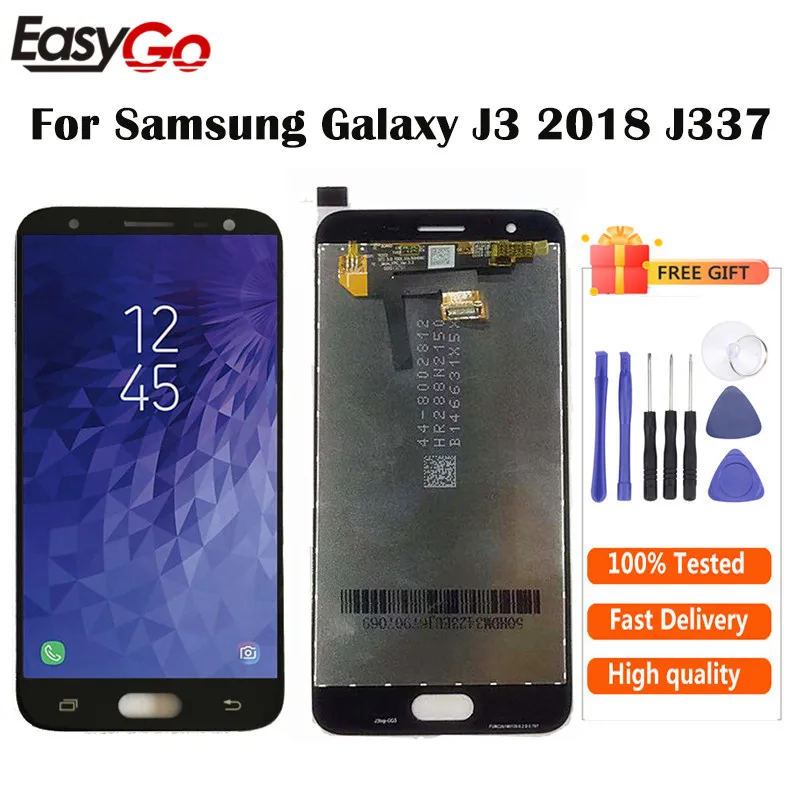 For Samsung Galaxy J3 2018 SM-J337 J337V J337P LCD Display + Touch Screen Panel Digitizer Assembly FreeShipping | Мобильные телефоны