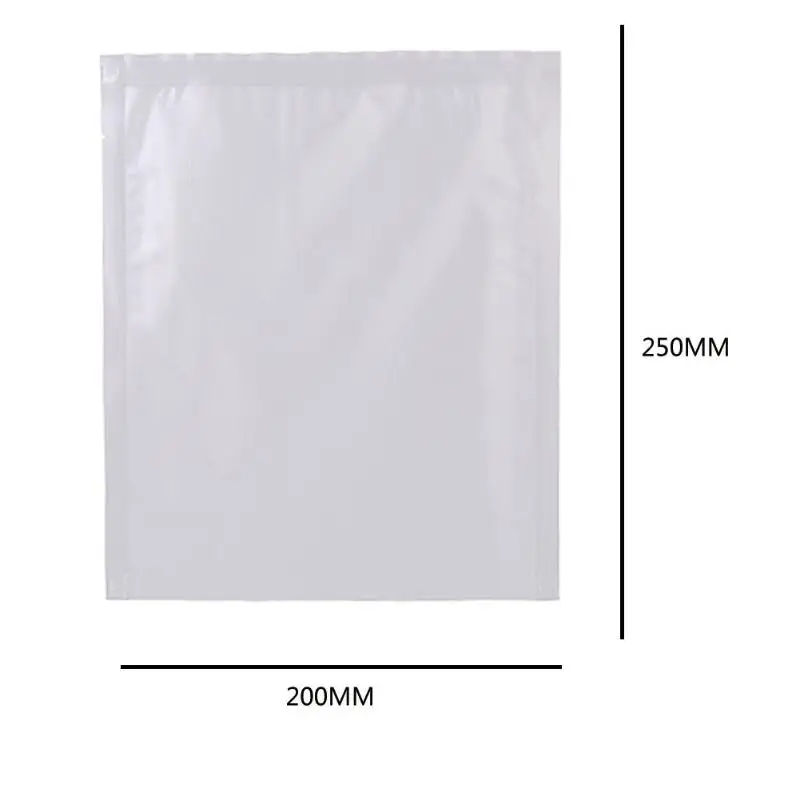 100pcs/set Vacuum Food Sealer Bags Non-toxicity Wide Scope of ApplicationRoll Storage Bag for Kitchen Packaging Sealer Bags