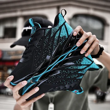 

Men Blade Shoes Breathable Green Spring Autumn Sharp Blade Sneakers Fashion Jogging Comfort Men's Shoes Casual Zapatillas Hombre