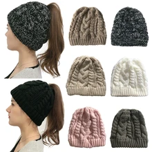 Зимние шапки для женщин, шапка, толстая, мягкая, тянущаяся, вязаная, теплая, пушистая, на подкладке, трикотажная шапка с черепами, акрил, шапки для мужчин и женщин