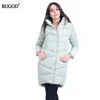RUGOD Fashion Hooded Winter Jacket Women Casual Long Sleeve Thick Warm Winter Coat Long Cotton-padded Parkas Plus Size Casaco ► Photo 2/5