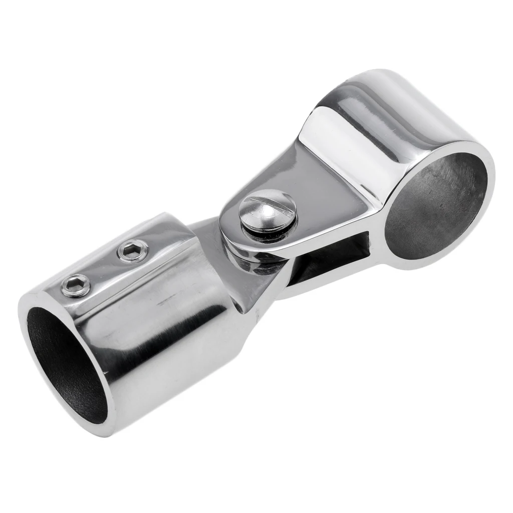 Marine Boat Awning Hand Rail Fitting 1 Inch (25mm) Elbow, 316 Stainless Steel Deck Hardware