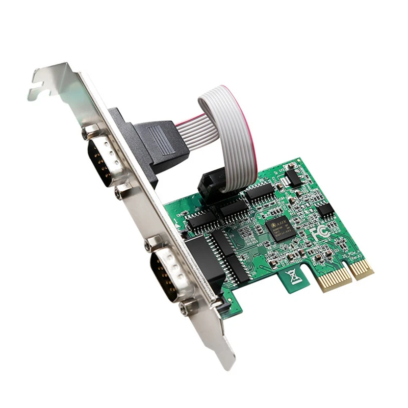 Pcie до двух последовательных Порты RS232 Интерфейс промышленный Управление