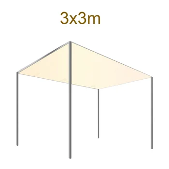 

Outdoor Patio Sunscreen Canopy Backyard Wear Resistant Sun Shade Sail Garden Waterproof Awning UV Block Easy Install Decking