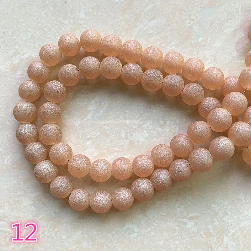 Бусины из австрийского хрусталя 6/8 мм матовые россыпью для браслета | Украшения и