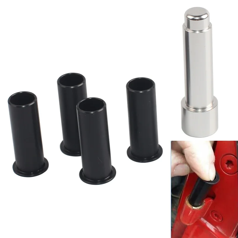 Door Hinge Bushing Liners Delrin for Jeep Wrangler JK 2007 18 2 Door