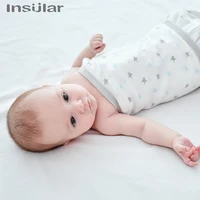 Insular Newborn Baby Anti Shock Swaddling Sleeping Bag Spring And Summer Thin Baby Anti Shock Artifact Newborn Bag Held Cotton 2