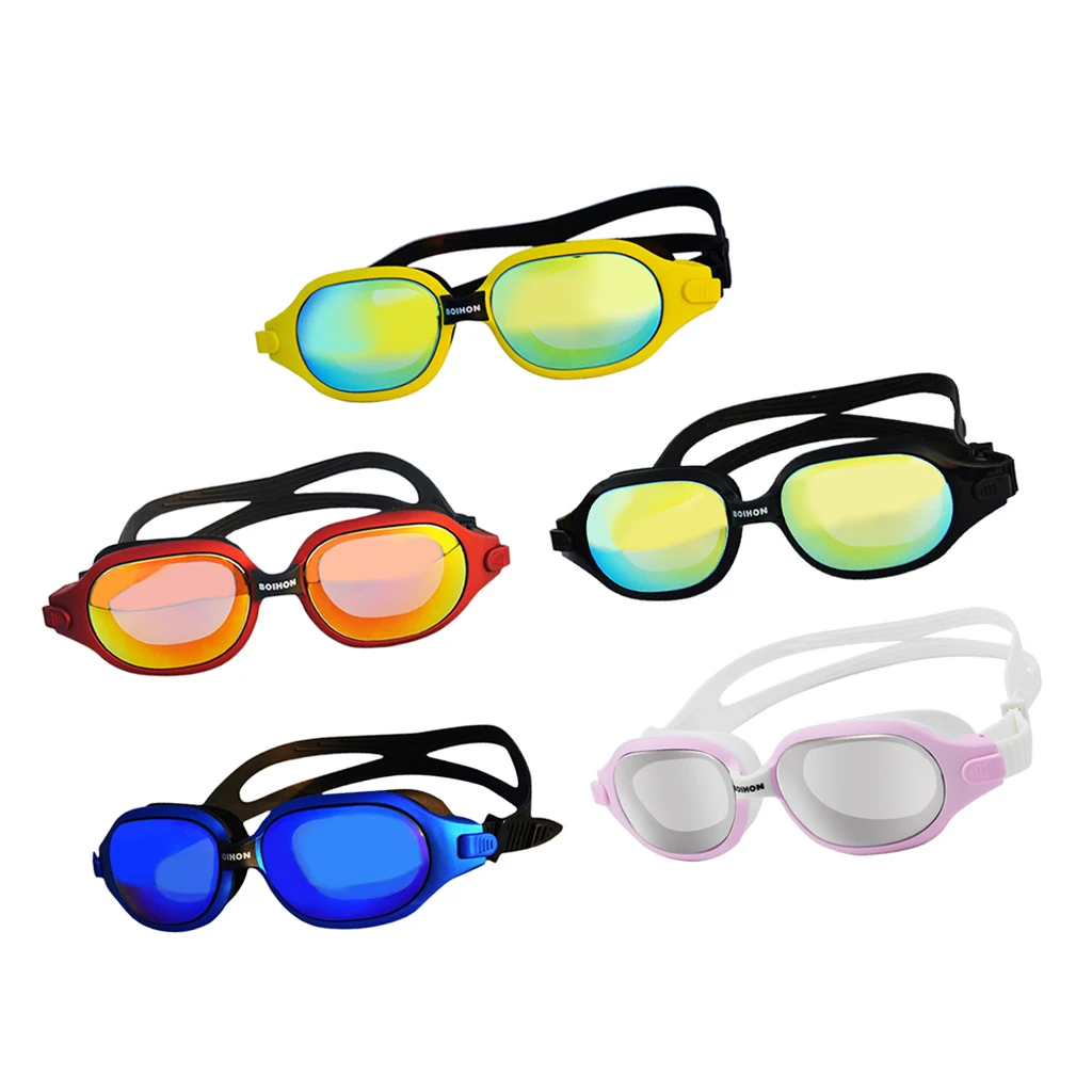 Swimming Goggles Leak-proof Anti Fog Surfing Glasses with Case for Adult Pool Beach Swim Swimming Goggle