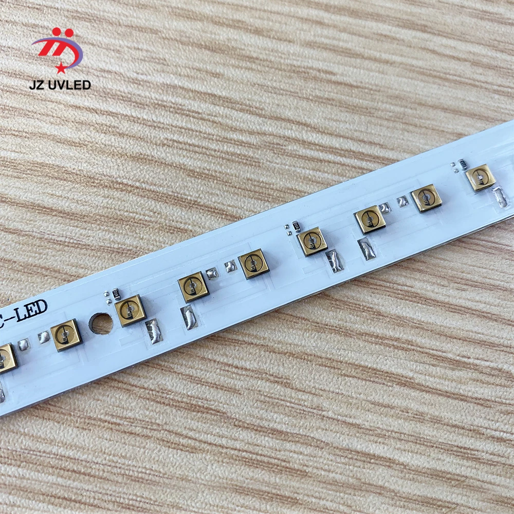 275nm 21 шт. UVC светодиодный DC 24 В для DIY UVC дезинфекционные лампы с USB блоком питания глубокий UVC светодиодный Фиолетовый светильник для стерилизации
