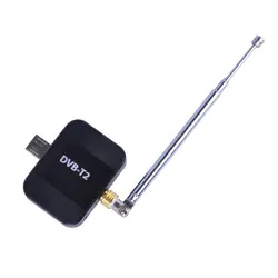 DVB-T2 D ТВ ссылка USB цифровой ТВ-тюнер двойной телевизионные антенны ТВ-приемник stick ТВ коробки