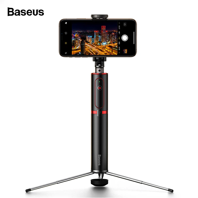 Cena Baseus kijek do selfie bluetooth statyw bezprzewodowy własny kij dla iPhone 11 Xiao mi mi Huawei telefon komórkowy samsung telefon Selfiestick Monopod