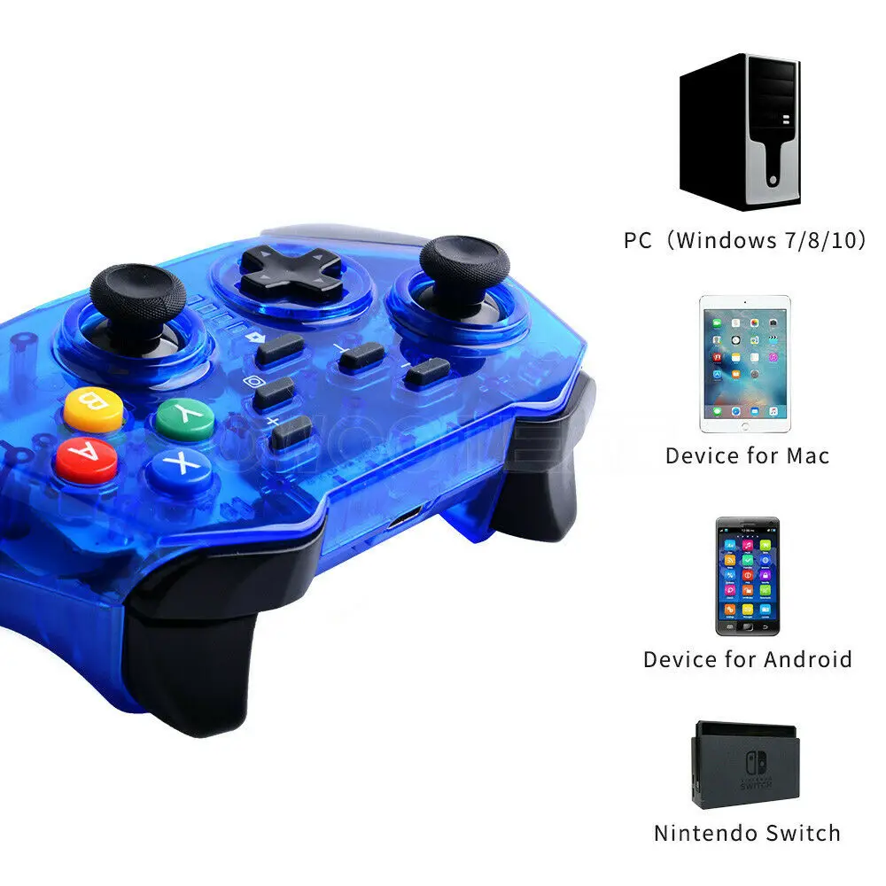 Owootecc беспроводной игровой контроллер Bluetooth геймпад для nintendo Switch, PC, Mac
