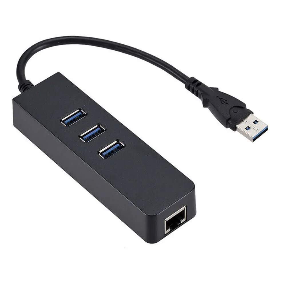 USB 3,0 концентратор USB Ethernet RJ45 Соединительная плата локальной компьютерной сети 1000 Мбит/с Gigabit Ethernet адаптер usb-концентратор 3,0 для Windows MacBook, ПК, ноутбук