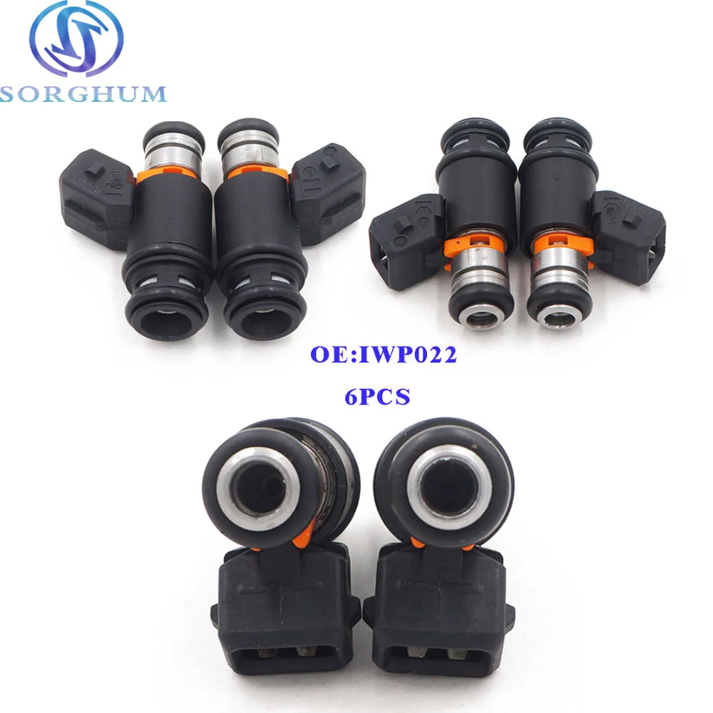 6PCS New IWP022 Fuel Injectors Mach For VW Golf Jetta 99 02 EuroVAN 97