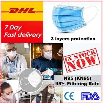 

Ship To USA DHL 20Pcs FP2 Reusable n95masks n95mask kn95mask facemask