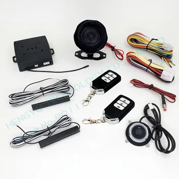 

smart key push start button or stop button sound mute alarm mode auto start stop function by smart key HY-904 RM3B with siren