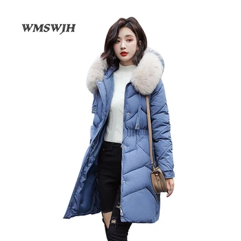 

Long 2019 Women Winter Jacket New Arrival Fashion Slim Cotton Padded Warm Thicken feminine Coat Parka female Jackets ON665