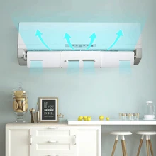 Регулируемый Кондиционер Baffle щит телескопический портативный для дома офисы дизайн