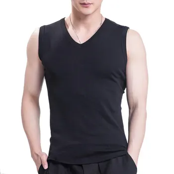

CYSINCOS Solid Color Tanks Tops 2018 New Fashion Men Summer Tank Tops Breathable Slim Sleeveless Solid Man Brand Tops