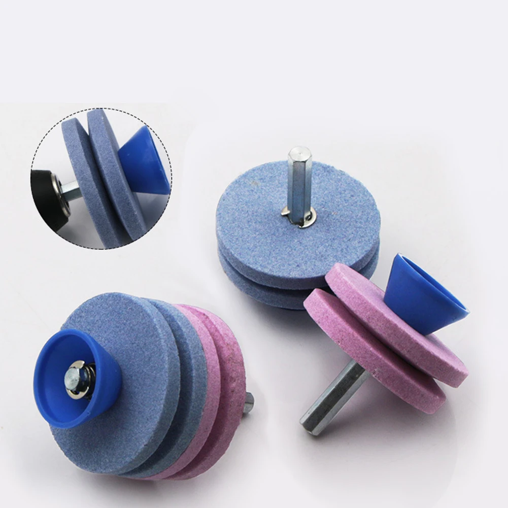 Knife Sharpener Lawn Mower Grinding Wheel Wear-resistant Garden Drill Universal