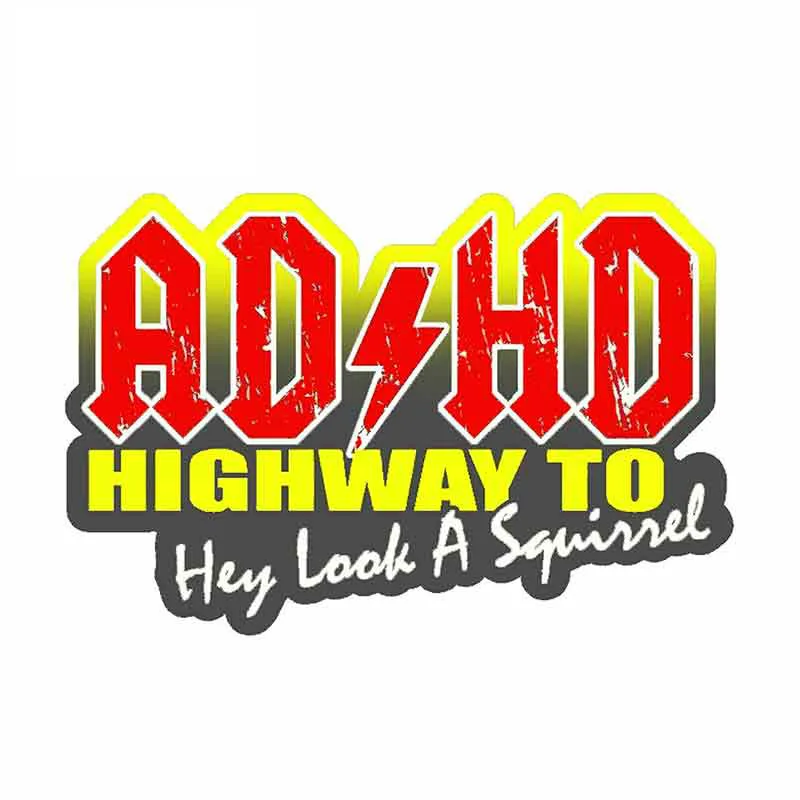 

ADHD Bomb Label Funny Car Stickers JDM Racing Waterproof Auto Decals Auto Sunscreen Car Accessories Decoration KK13*9cm