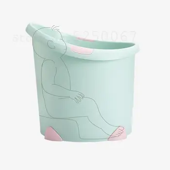 

Bath Barrel, Warm Bath Barrel And Cartoon Bench Baby Bath Slip-proof Barrel