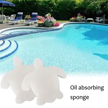 

10PCS Turtle shape Pool Oil Absorbing Sponge Hot Tub Sludge Scum Filter Spa Garden Swimming Pool Cleaner Tool