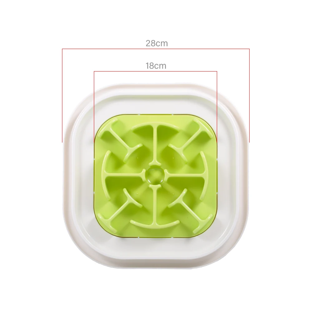 Питомец медленное питание миска для собачьего корма миска питомец медленное питание экологический материал