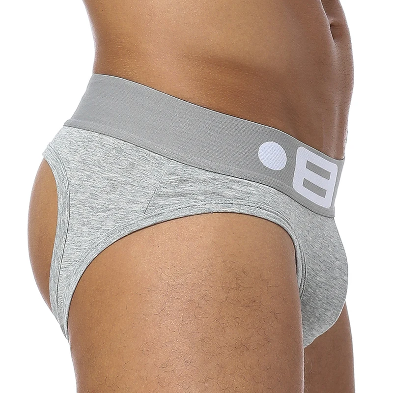 Мужские трусы джоки BS желтые дышащие бандаж из хлопка и спандекса сексуальное