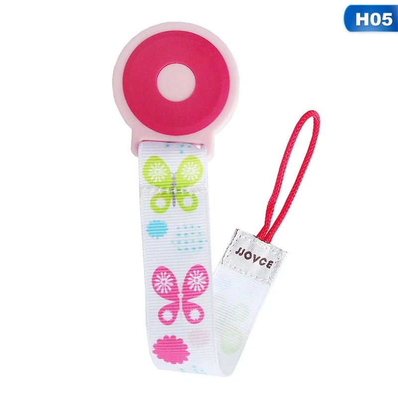 H05 Baby Pacifier Clip Chains Cotton Anti-Slip Dummy Holder Soother Pacifier Clips Strap Nipple Holder For Infant Feeding - Цвет: H05