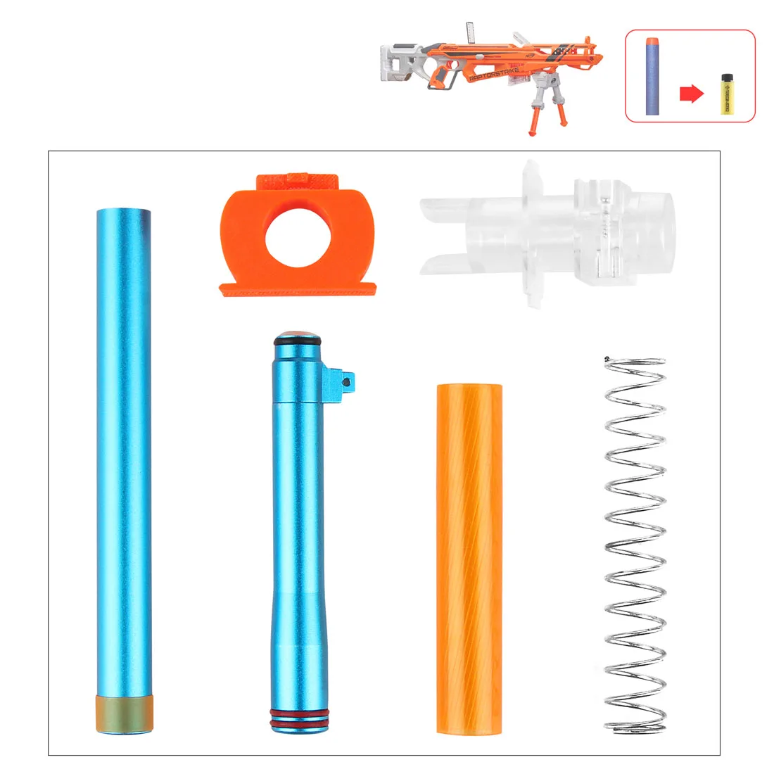 

WORKER W0419 Short Darts Modified Device Kit For NERF RAPTORSTRIKE C1896 Exterior Modified Accessories