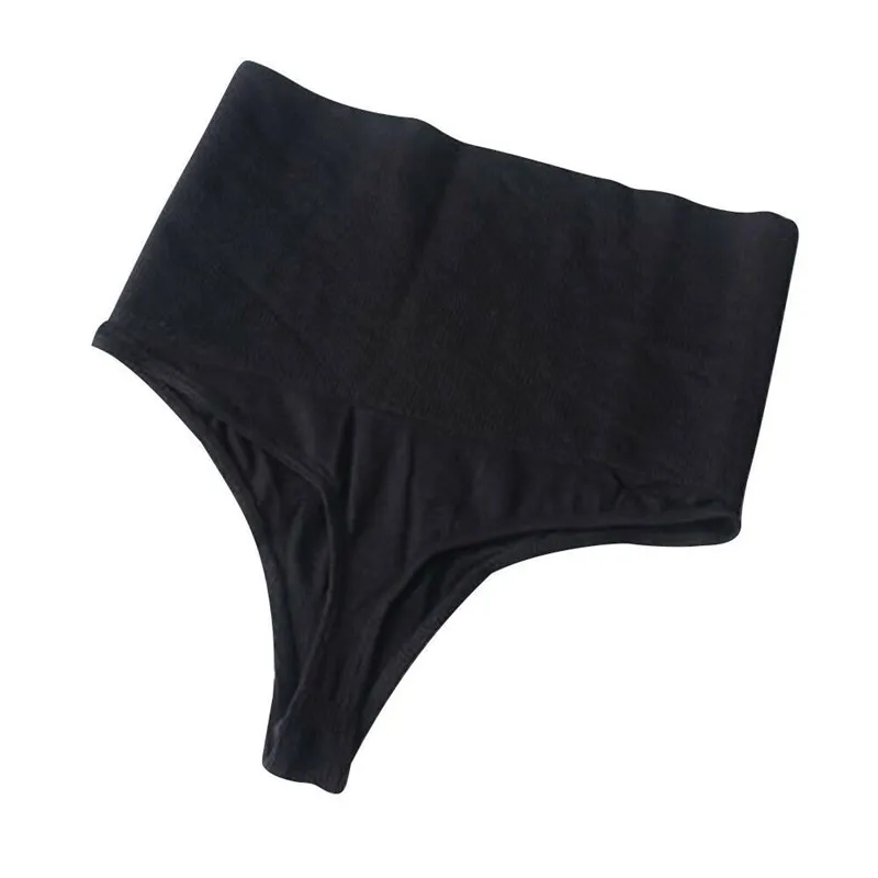H07e9d965a5e4483586039ca6676740885 Tummy Control Women High Waist Thong Body Shaper Butt Lifter Shapewear Underwear see through panties