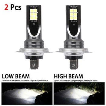 

Car Headlight H7 80W 10000Lm LED Car Headlight Conversion Globes Bulbs Beam 6000K Kit LED Bulb Auto Fog Light 12V