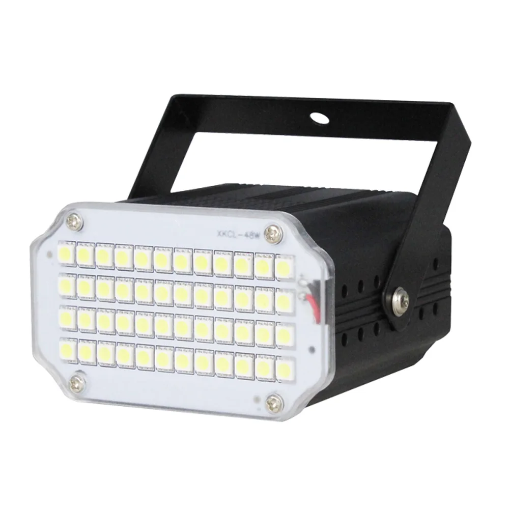 

LED Laser Stage Light Projector Pattern Sound Control Active Stage Light KTV Atmosphere Light With Remote Control Party Light