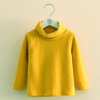 Turtleneck Baby Girls Sweater 4-12 Years Kid Tops Casual Toddler Cotton Autumn Costume Kids Clothes for Girls Boys Clothing 4