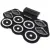 9 Pads Electronic Roll up Thicken Silicone Drum Electric Drum Kit with Drumsticks & Sustain Pedal