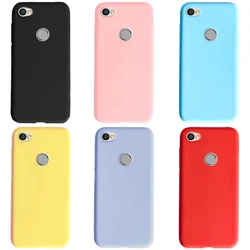 Funda de silicona de Color caramelo para teléfono móvil, carcasa mate para Xiaomi Redmi Note 6, 5, 7, 8 Pro, 5A, Prime, 7, 4A, 6A, 7A, 4X, 5 Plus, GO