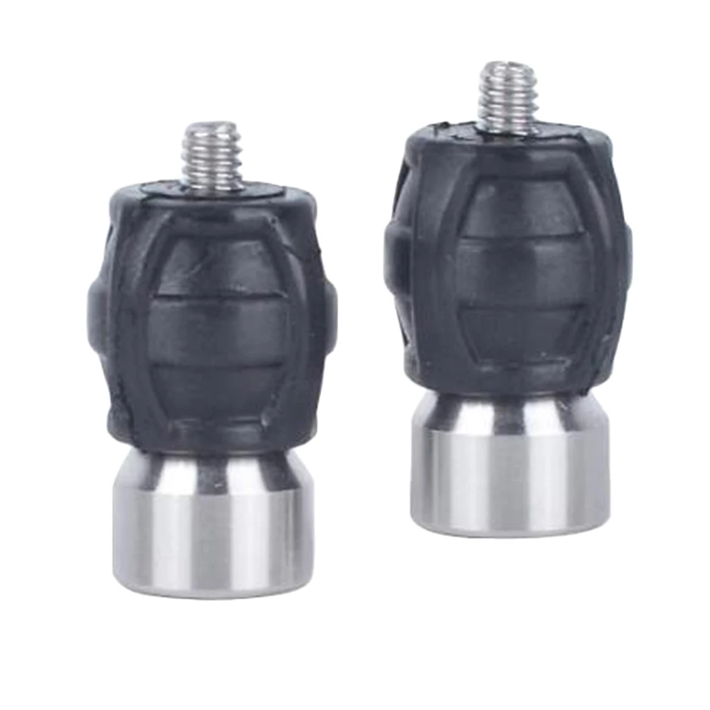 2 Pack 0.5 Inch Archery Stackable Bow Stabilizer Ball Damper for Bow Silencer Damping Shock Vibration Stabilizer Noise Absorber