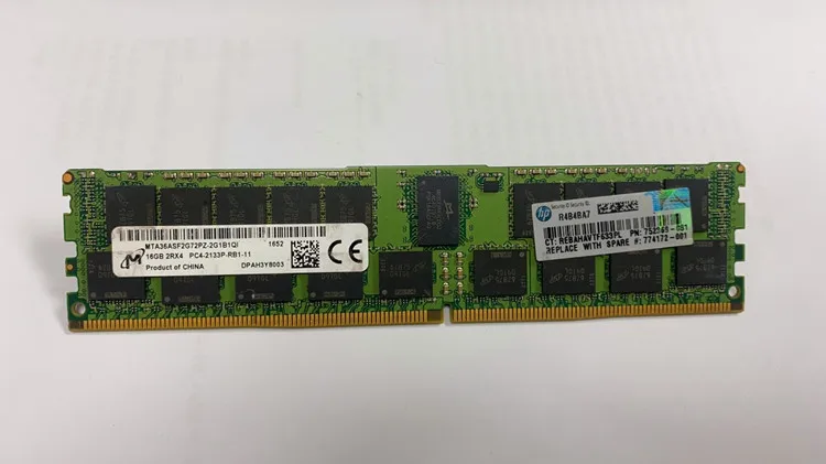 16GB HP PC4 2133P Серверная оперативная память MTA36ASF2G72PZ 2G1B1QI MICRON|Оперативная память| |