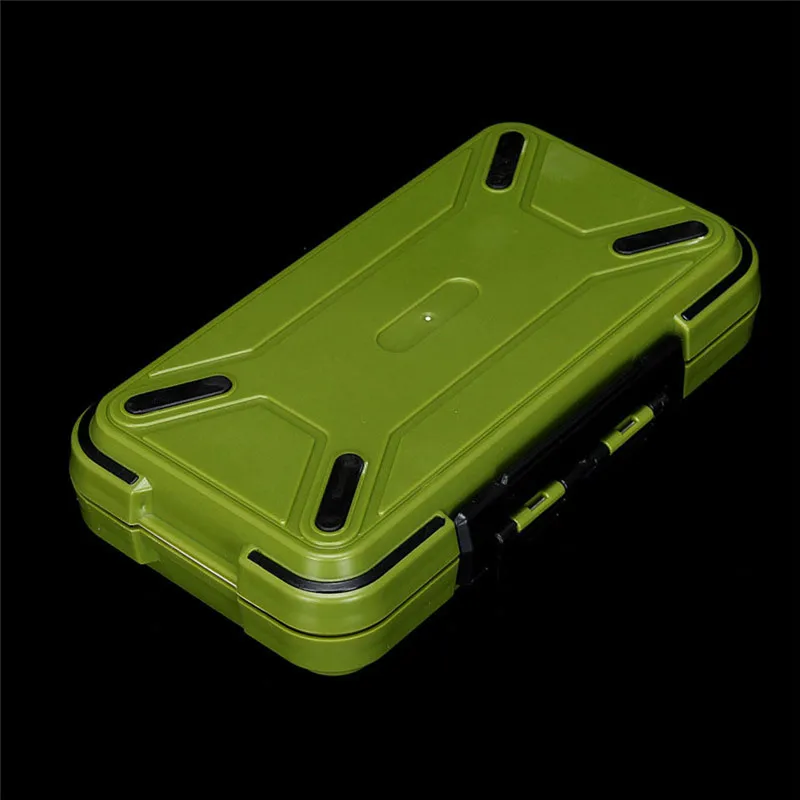 Green-S Экологически чистый рыболовный Поппер блесна кренкбейт приманка коробка для карпа рыболовные аксессуары гольян лягушка приманки Крючки Чехол для хранения - Цвет: Green-S