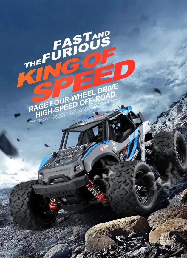 DishyKooker 40 миль/ч 1/18 весы RC Автомобиль 2 4G 4WD высокая скорость Быстрый дистанционный