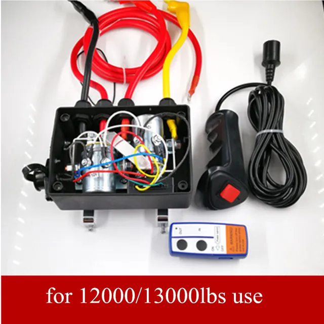 Cabrestante eléctrico para coche todoterreno de 12v, 13000lb, 4x4 -  AliExpress