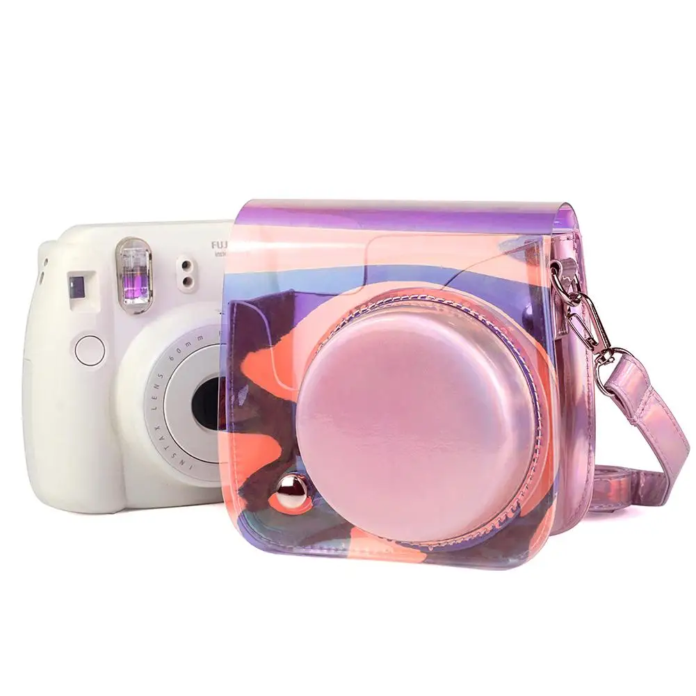 

For Fujifilm Instax Mini 9 Mini 8 Camera Bag PU Leather Instant Camera Accessories Shoulder Bag Protector Cover Case With Strap